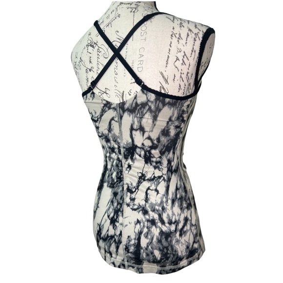 Lululemon Athletica | Black and White Camisole Tank Workout Top size small - Picture 8 of 14